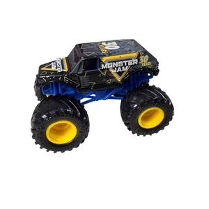 Monster Jam 30th Anniversary 1 64 Diecast Truck Black Blue Yellow 2022 Edition